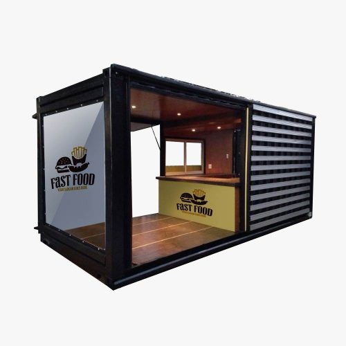jual booth semi container